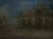 'Nocturne, blue and gold - St Mark's, Venice', 1879-1903. Artist: James Abbott McNeill Whistler.