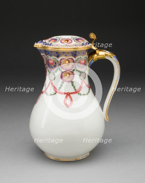Jug (Pot à l'eau tourné), Sèvres, 1763. Creators: Sèvres Porcelain Manufactory, Louis Jean Thévenet.
