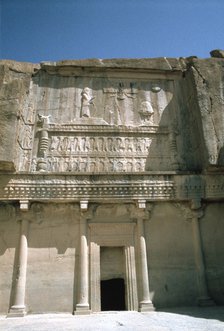 Relief, Tomb of Artaxerxes II, Persepolis, Iran