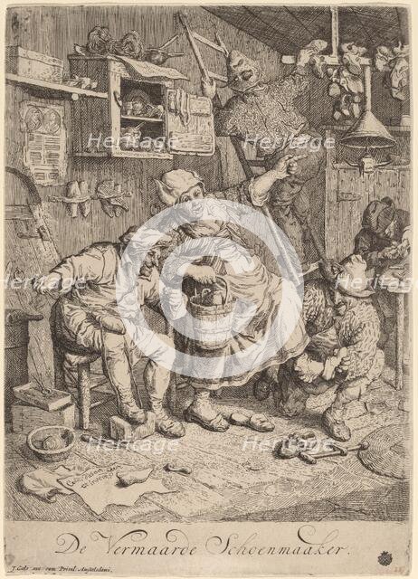 The Merry Shoemaker, 1695. Creator: Cornelis Dusart.