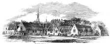 St. John's, Deptford, New Schools, Upper Lewisham Road, 1856.  Creator: Unknown.