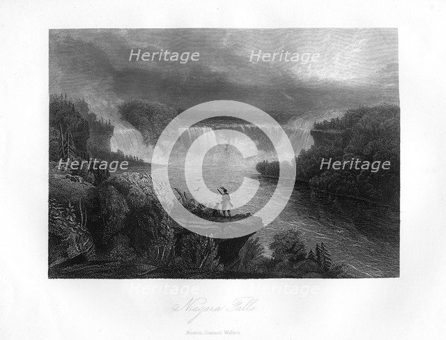 Niagara Falls, 1855. Artist: Unknown