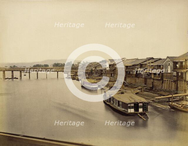 Tenjin Bashi, 1865. Creator: Unknown.