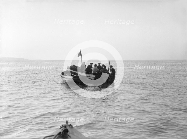 Sea salvage, 1912. Creator: Kirk & Sons of Cowes.