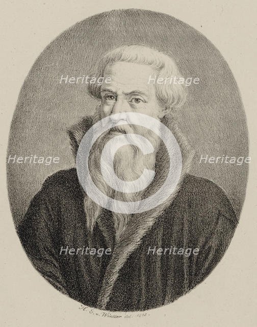 Portrait of the Composer Leonhard Paminger (1495-1567), 1815. Creator: Winter, Heinrich Eduard von (1788-1825).