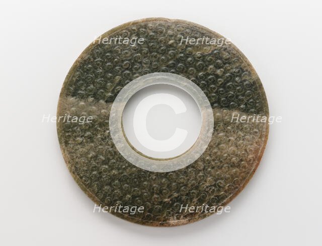 Disk (bi), Eastern Zhou dynasty, 4th-3rd century BCE. Creator: Unknown.