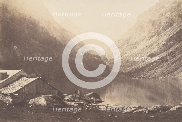 Lac de Gaube, Cauterets, 1853. Creator: Joseph Vigier.
