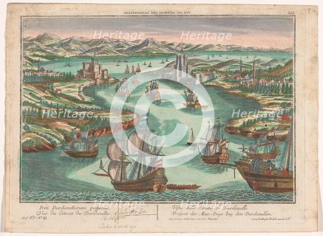 View of the Dardanelles Strait, 1742-1801. Creator: Anon.