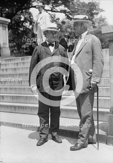 William Jennings Bryan, Rep. from Nebraska, with John R. Silliman, 1914.  Creator: Harris & Ewing.