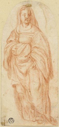 Standing Woman, c. 1600. Creator: Unknown.