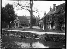 The Square, Lower Slaughter, Cotswold, Gloucestershire, 1928. Creator: Katherine Jean Macfee.