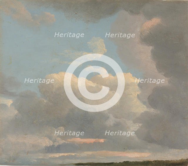 Cloud Study (Early Evening), ca. 1786-1806. Creator: Simon Alexandre Clement Denis.