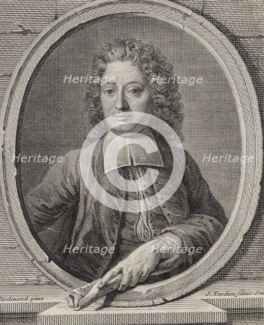 Portrait of the Composer Jean-François Lallouette (1651-1728). Creator: Tardieu, Jacques-Nicolas (1716-1791).