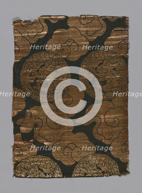 Fragment (From a Temple Hanging), Japan, late Edo period (1789-1868), 1801/25. Creator: Unknown.