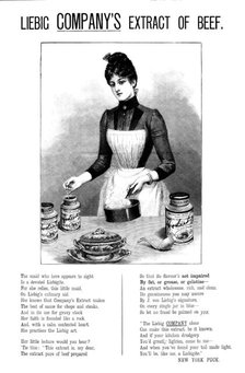 Advertisement for Liebig Company’s Extract of Beef, 1890. Creator: Unknown.