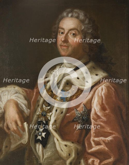 Carl Gustaf Tessin, 1695-1770, 1750. Creator: Olof Arenius.