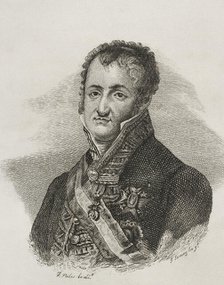Portrait of Ferdinand VII (1784-1833), King of Spain (1808-1833), 1842. Creator: Jose Gomez.