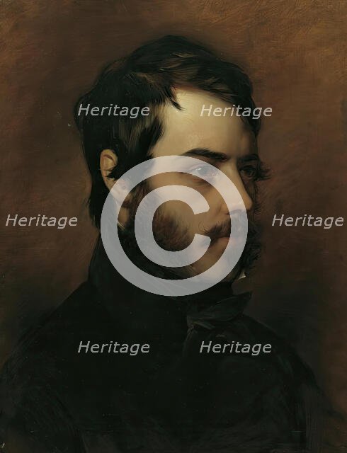 The painter Karl von Pausinger, 1846. Creator: Friedrich von Amerling.