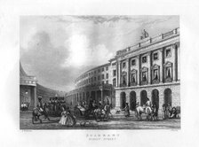 Quadrant, Regent Street, London, 19th century.Artist: J Woods