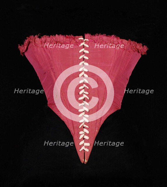 Bodice, American, 1860s. Creator: Unknown.