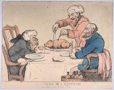 Jews at a Luncheon, 1794., 1794. Creator: Thomas Rowlandson.