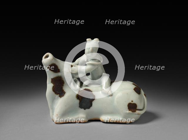 Buffalo with Rider, early 1300s. Creator: Unknown.