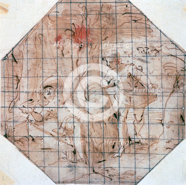 'Cephalus and Procris', c1574-1627. Artist: Giovanni Battista Paggi