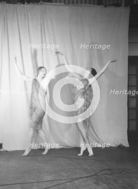 Elizabeth Duncan dancers and children, 1932 Creator: Arnold Genthe.
