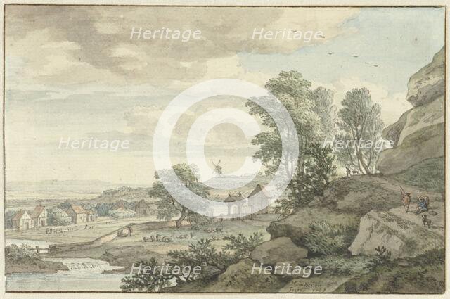 View in the vicinity of Bentheim, 1743. Creator: Isaac de Moucheron.