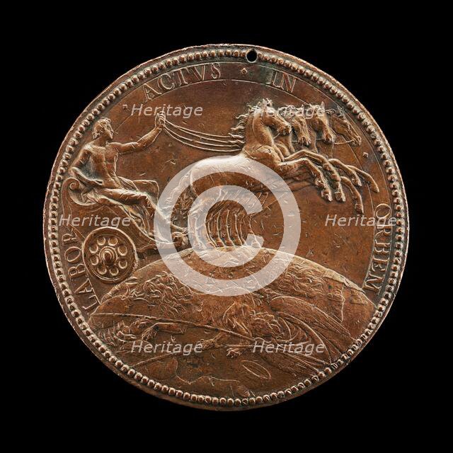 Apollo Driving the Sun's Car [reverse], 1613. Creator: Abraham Dupre.
