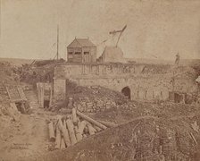 Remains of the Malakoff Tower, 1855-1856. Creator: James Robertson.