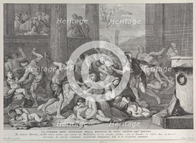 The Massacre of the Innocents, 1730-50. Creator: Pietro Monaco.