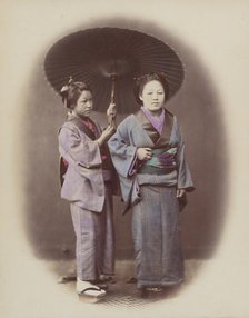 Young Lady and Servant, 1868. Creator: Felice Beato.