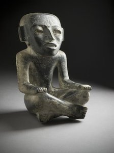 Seated Male Figure, between 200 and 600. Creator: Unknown.