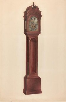 Clock, c. 1939. Creator: Isidore Sovensky.