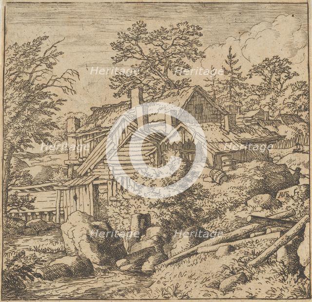 The Hamlet on the Mountain Side, mid-17th century., mid-17th century. Creator: Allart van Everdingen.
