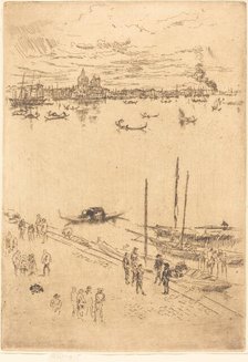 Upright Venice, 1879-1880. Creator: James Abbott McNeill Whistler.
