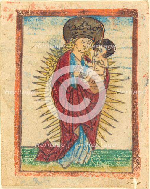 Madonna and Child in a Glory, c. 1475. Creator: Unknown.