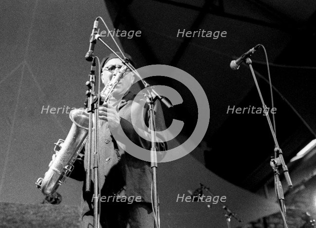 Charles Lloyd, Brecon Jazz Festival, Powys, Wales, August 2000. Artist: Brian O'Connor.