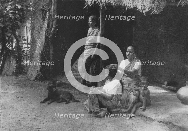 'Village Idleness', c1890, (1910). Artist: Alfred William Amandus Plate.