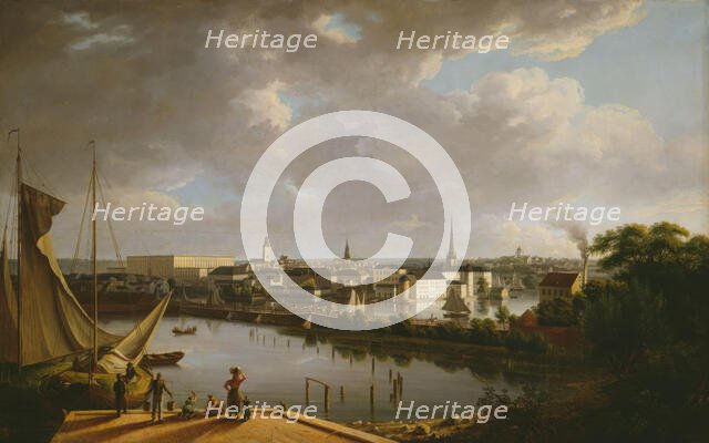 View of Stockholm, 1824. Creator: Thomas Fearnley.