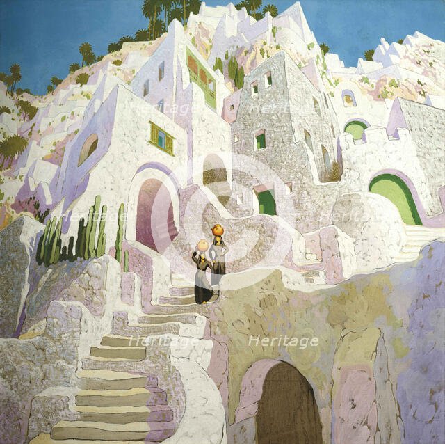 Visiones de Gran Canaria , 1928-1934. Creator: Néstor, (Néstor Martín-Fernández de la Torre) (1887-1938).