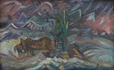 Resting Farmers, 1940-1944. Creator: Arnold Peter Weisz-Kubincan.