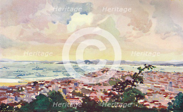 'A View of Rio and the Bay', 1914.  Artist: Unknown.