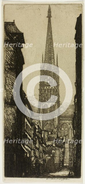 La Flêche, Rouen, 1903. Creator: Donald Shaw MacLaughlan.