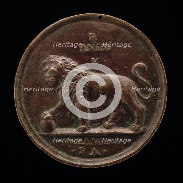 A Lion. Creator: Vittore Gambello.