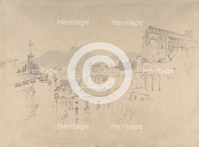 Naples, 1841 (?). Creator: John Ruskin.