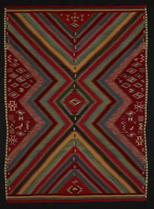 Eye-Dazzler Weaving, New Mexico, 1880/1900. Creator: Unknown.