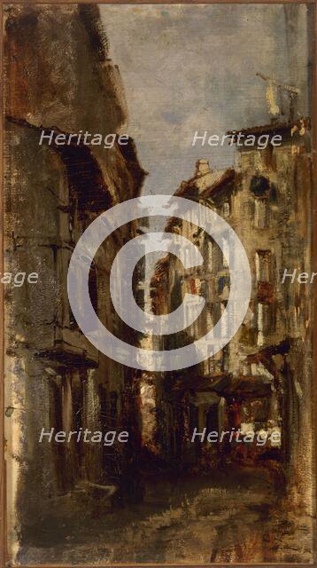 Vieilles maisons, between 1850 and 1900. Creator: Felix Francois Georges Philibert Ziem.