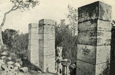 'Prehistoric Mexico: Ruins of Temple at Chichen-tza, in Yucatan', 1919. Creator: Unknown.